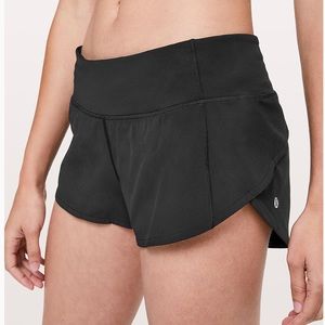 Lululemon Women’s Speed Up Shorts Size 6 Black